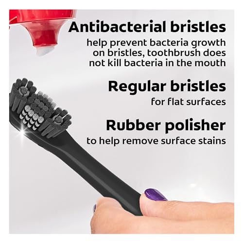Colgate 360 Power Charcoal Battery Toothbrush - Product Imagery