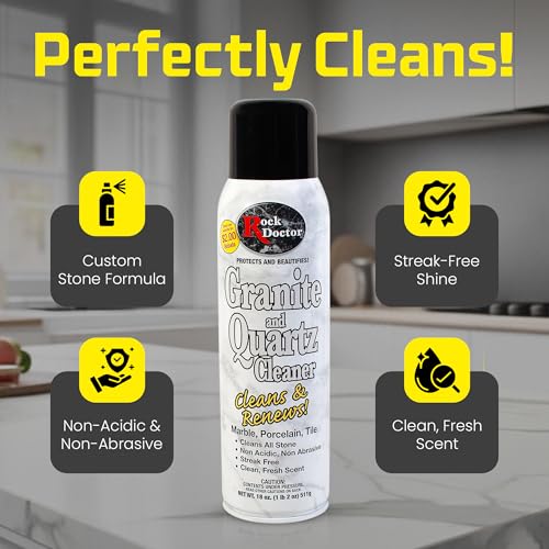 Rock Doctor Granite & Quartz Care Kit, 3 Piece Maintenance Stone - Product Imagery