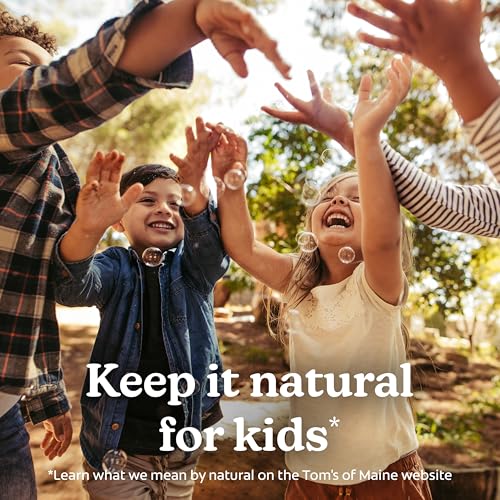 Tom's of Maine Natural Kids Fluoride Toothpaste, Strawberry, 3 - Product Imagery