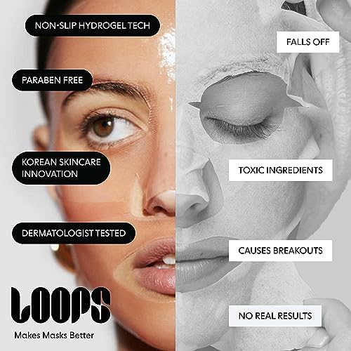 LOOPS Variety Loop Kit - Hydrogel Korean Face Masks, 5 Masks - Product Imagery
