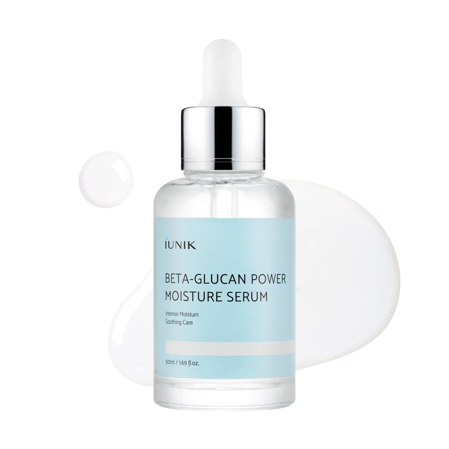 IUNIK Beta-Glucan Power Moisture Serum - Deep Hydration 1.69 fl - Product Imagery