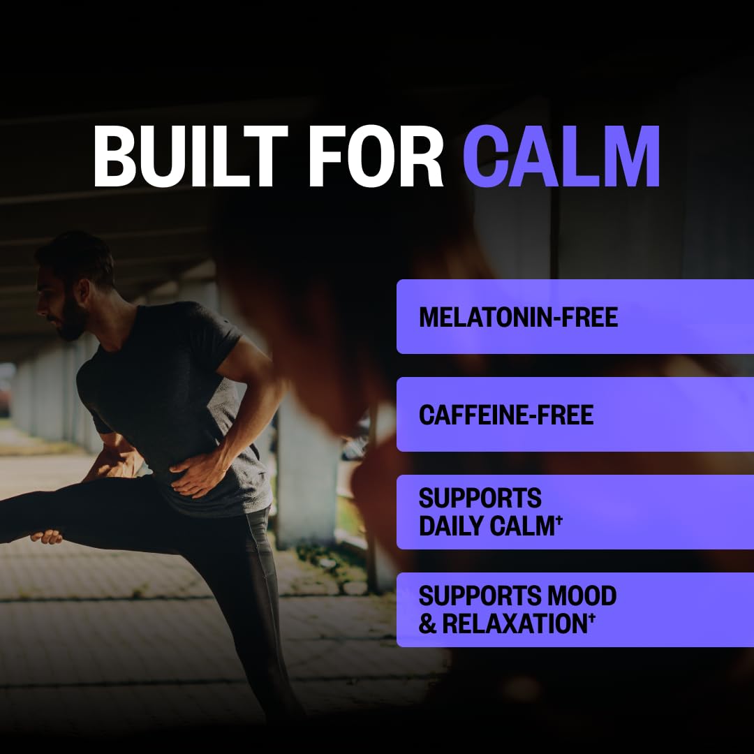 ONNIT New Mood Stress & Sleep Support Supplement with 5-HTP, 60 Count
