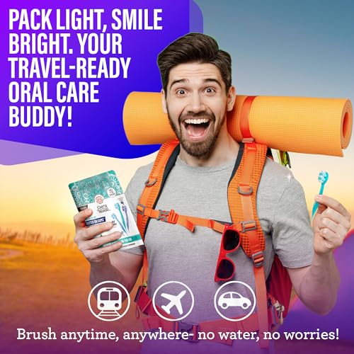 GuruNanda Disposable Travel Toothbrush 1.0, Fluoride Free - Product Imagery