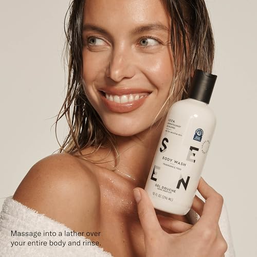 SEEN Body Wash, Fragrance Free - Non-Comedogenic & - Product Imagery
