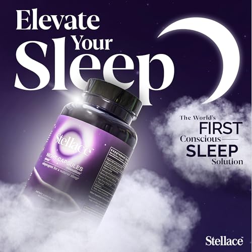 Premium Sleep Supplement: Vegan Night Capsules with Melatonin, - Product Imagery