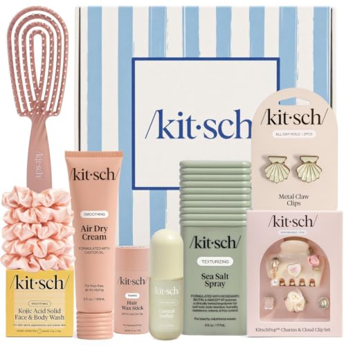 Kitsch Holiday Gift Box 9 Piece Bundle Self Care Gifts for - Kitsch Official Imagery - 1