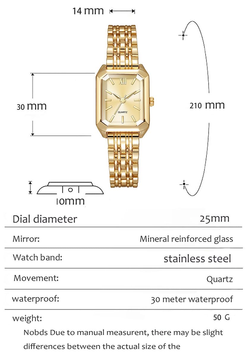 BESTKANG Watches for Women Wrist Watches Steel Strap Womens Watch Casual Fashion Simple Square Quartz Wristwatch – back 
