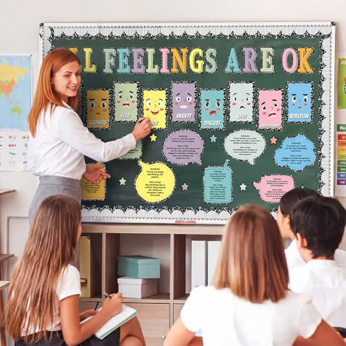 Engrowtic 59 Pcs School Counselor Mental Health Bulletin Board - Product Imagery