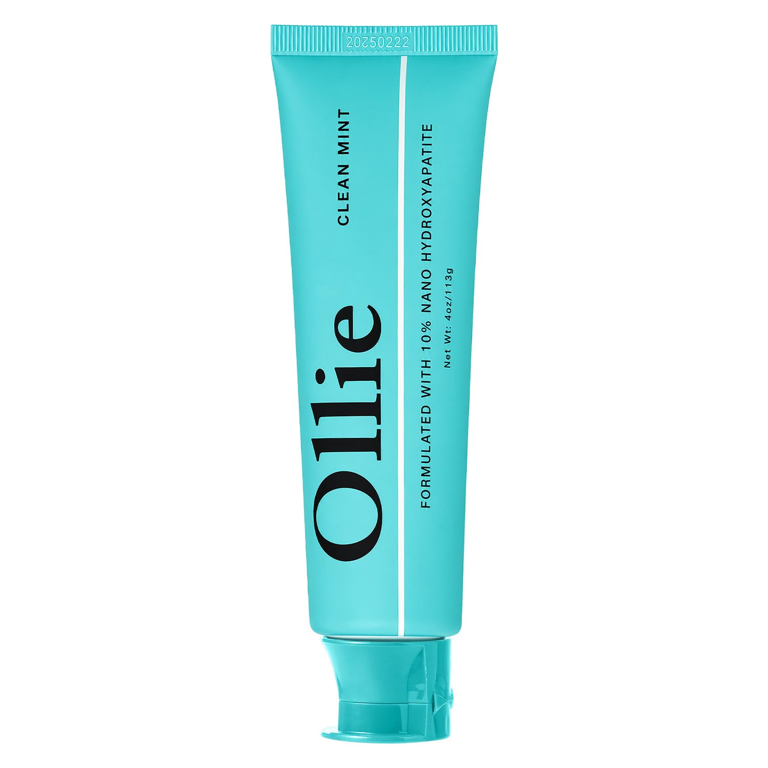 Ollie Fluoride Free 10% Nano Hydroxyapatite Toothpaste, Clean Mint, 4oz