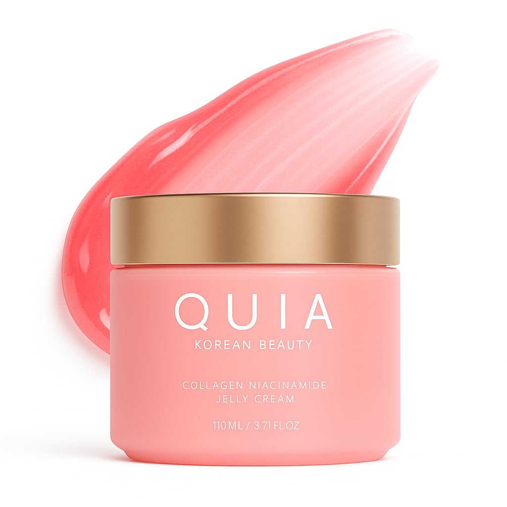 QUIA Collagen Jelly Cream– Fast-Absorbing Glow Under Makeup- - Product Imagery