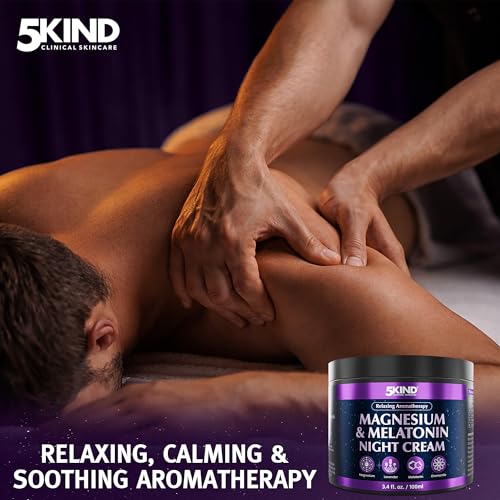 5Kind Melatonin & Magnesium Sleep Cream 3.4 floz Magnesium - Product Imagery
