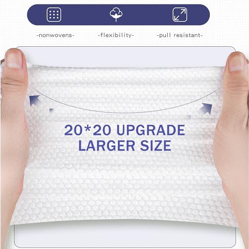 100 Count Face Towels Disposable, Clean Towels (1 Pack) - Product Imagery