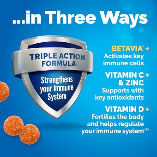 Emergen-C Vitamin C 750mg Immune Support Gummies, Orange, 45 - Product Imagery