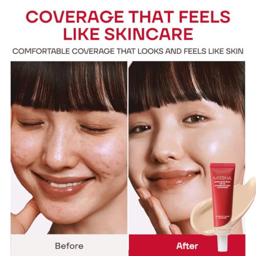MISSHA M Perfect Cover BB Cream No.21 Light Beige SPF 42 PA+++ - Product Imagery