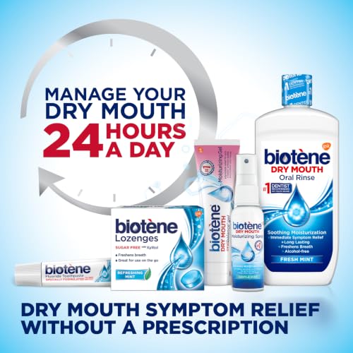 Biotene Fluoride Toothpaste for Dry Mouth Symptoms, Fresh Mint, - Product Imagery