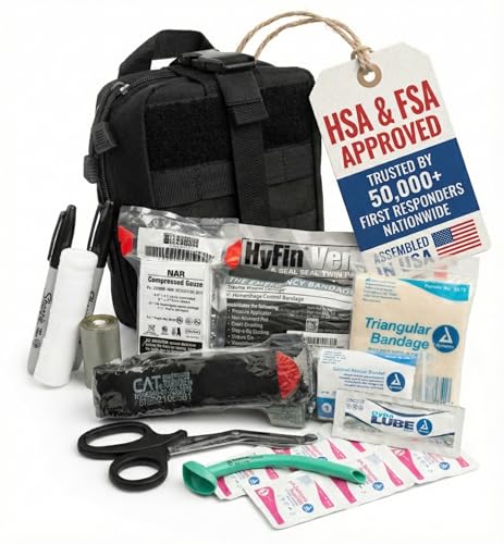 Scherber Premium IFAK Kit Trauma Pack | HSA/FSA Approved | Fully - Product Imagery