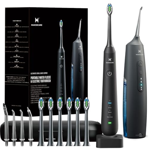 2-1 Oral Clean Kit- Water Dental flosser & Electric Toothbrush - Product Imagery