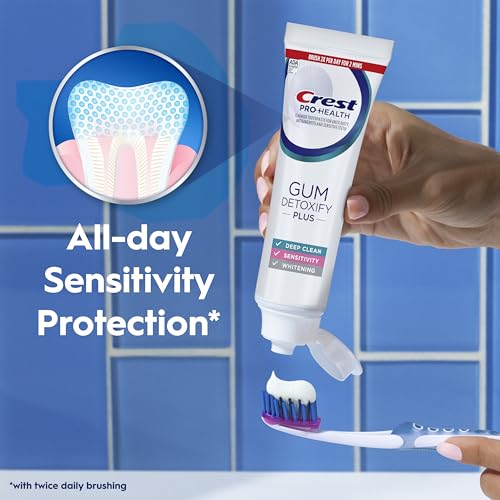 Crest Pro-Health Gum Detoxify Plus Toothpaste 4.5 oz Pack of 3 - - Product Imagery
