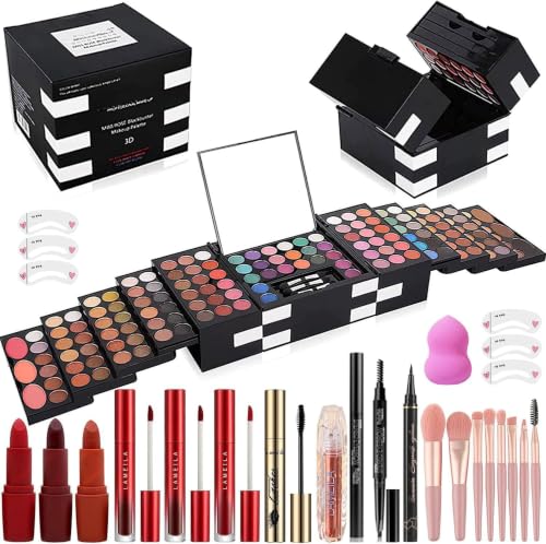 MISS ROSE M 148 Colors Makeup Pallet,Professional Makeup Kit for Women Full Kit,All in One Makeup Sets for Women&Beginne