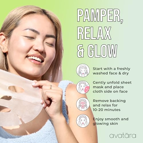 Avatara Chill Out Facial Mask 5 Sheets, Hydrating Mask, Sheet - Product Imagery