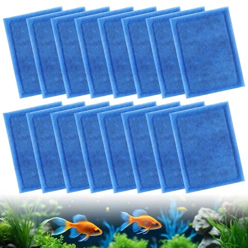 zisiueel 16Pcs 10-20 Gallon Aquarium Filter Replacement Compatible with EZ-Change #2