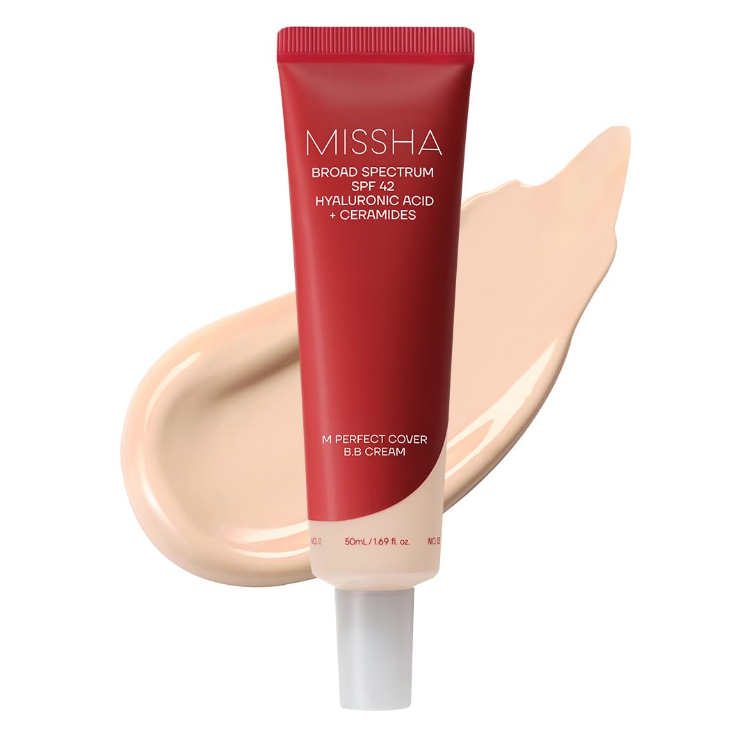 MISSHA M Perfect Cover BB Cream No.13 Bright Beige SPF 42 PA+++ - Product Imagery