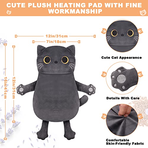 Microwave Heating Pad for Period Cramps Pain Relief, 16"×12", - Product Imagery