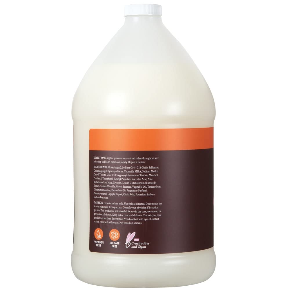 Ginger Lily Farms 1 gal Men's 3-In-1 Shampoo, Energizing Scent
