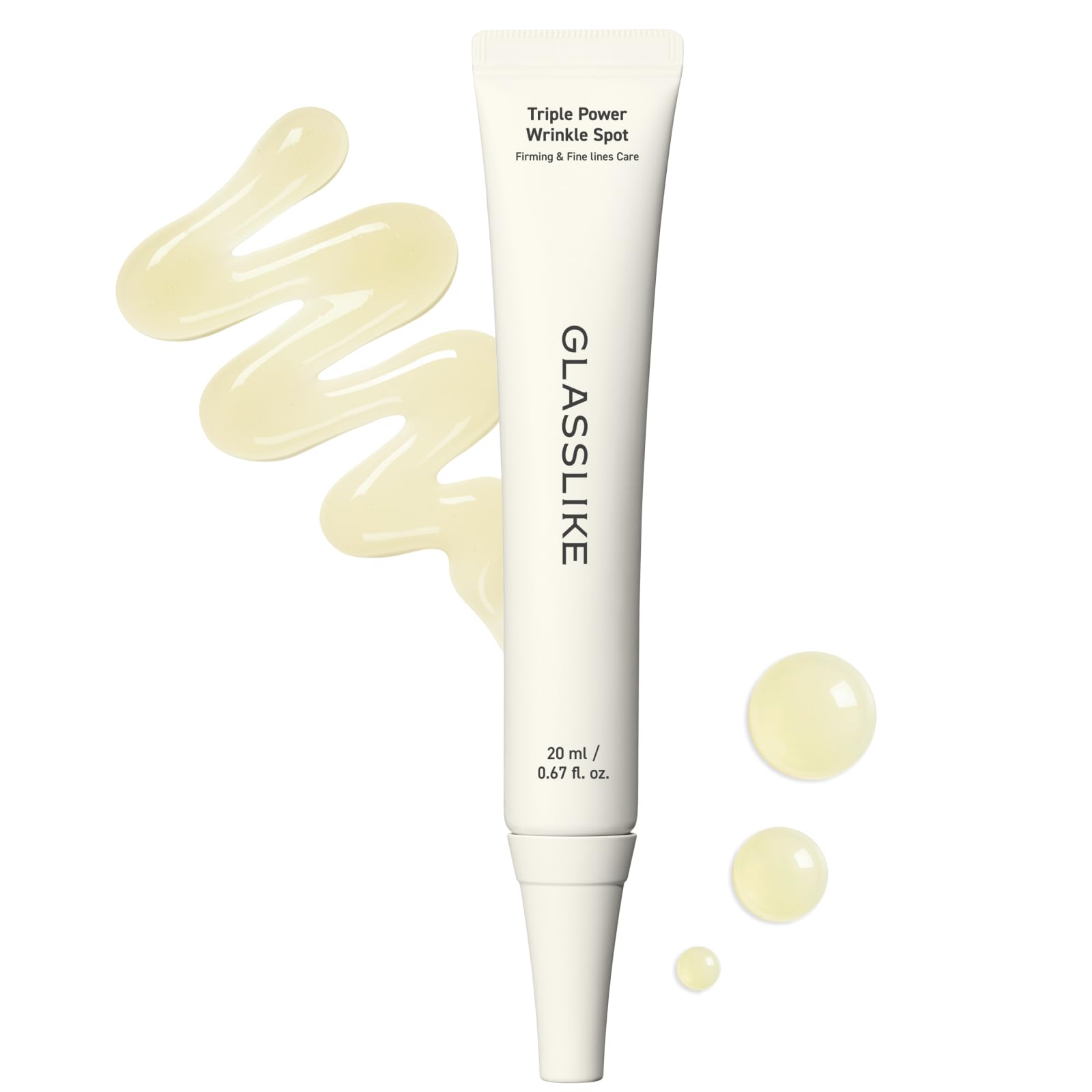 LG Pra.L GLASSLIKE Triple Power Wrinkle Spot Ampoule, Hydration - Product Imagery