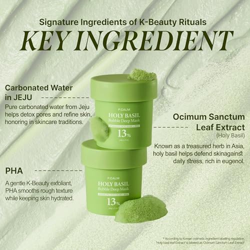 Viral Holy Basil Bubble Mask + Dual Pore Brush Set – Deep - Product Imagery
