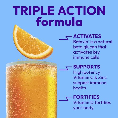 Emergen-C Immune+ Triple Action Immune Support Powder, Super - Product Imagery