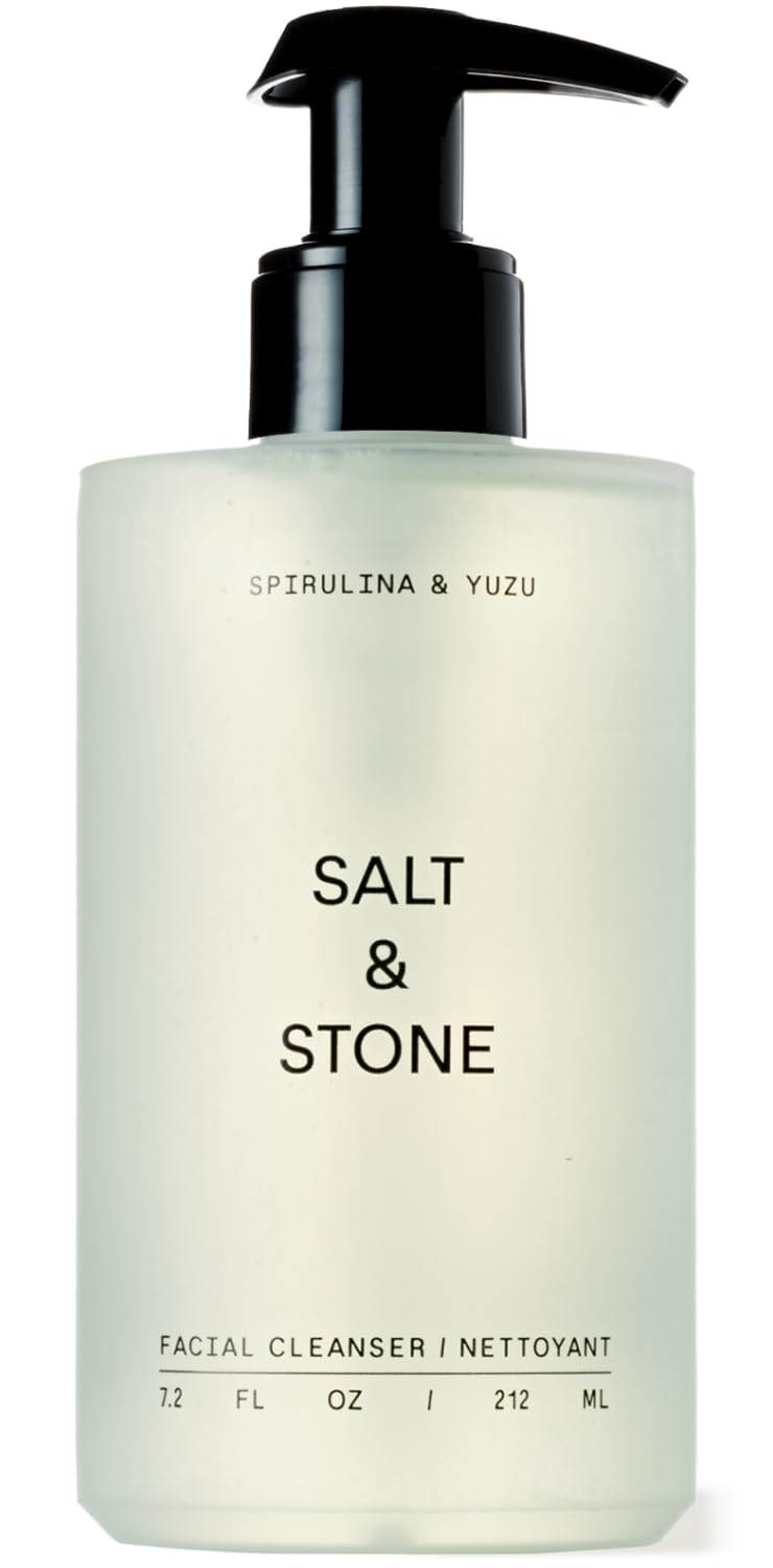 Salt & Stone Facial Cleanser, Gentle Face Wash for Women & Men - Product Imagery