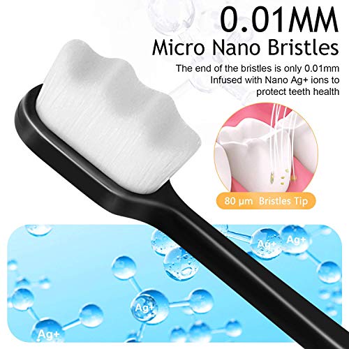 Extra Soft Toothbrush for Adults Sensitive Gums with 20000 - Product Imagery