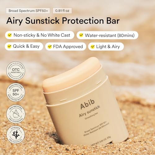 Abib Airy Sunstick Protection Bar DUO SPF50+ Broad Spectrum, - Product Imagery