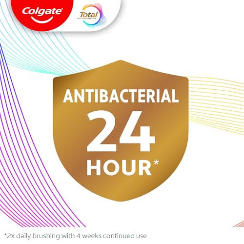 Colgate Total Whitening Fluoride Toothpaste, Mint, 2 Pack, 5.1 oz - Product Imagery