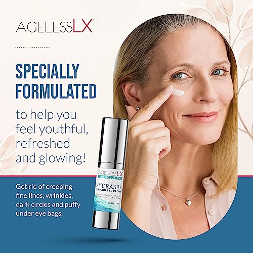 AgelessLX - Hydrasilk Eye Cream - Firming Under Eye Cream for - Product Imagery