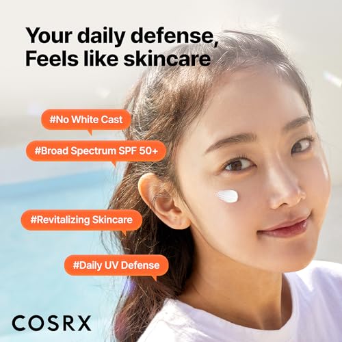 COSRX Vitamin E Sunscreen SPF 50, Natural Glow, for Oily Skin, - Product Imagery