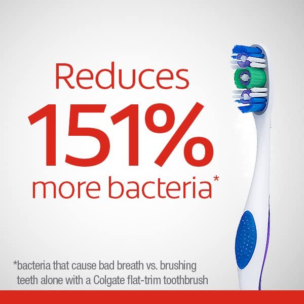 Colgate 360 4 Zone Whole Mouth Clean Manual Toothbrush, Soft - Product Imagery