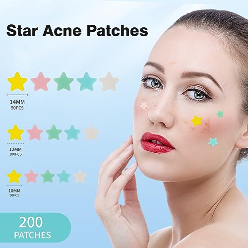 QUSTERE Pimple Patches for Face, Hydrocolloid Acne Patches, Cute - Product Imagery