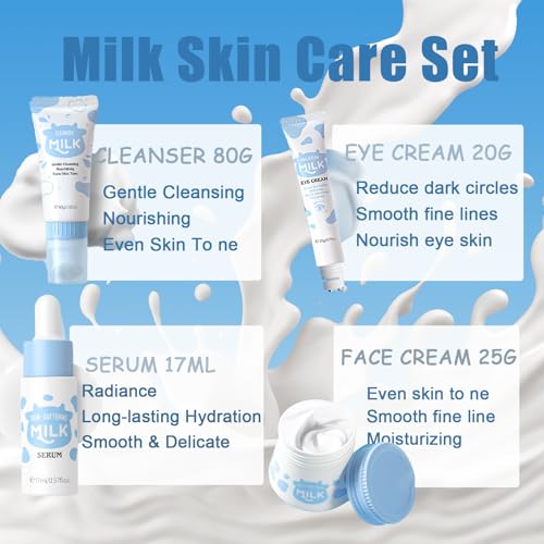 Milk Skin Care Sets Birthday Christmas Gifts for Teenage Girls - - Product Imagery