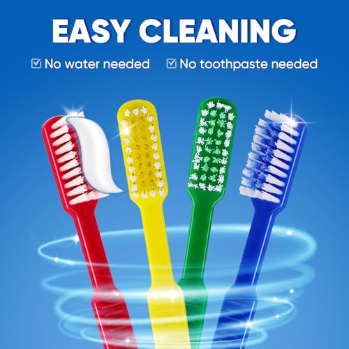 50 PCS Prepasted Disposable Toothbrushes with Toothpaste, Bulk - Product Imagery