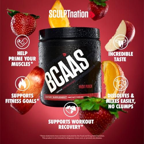 Sculpt Nation by V Shred BCAA Powder - Powerful Amino Acids - Product Imagery