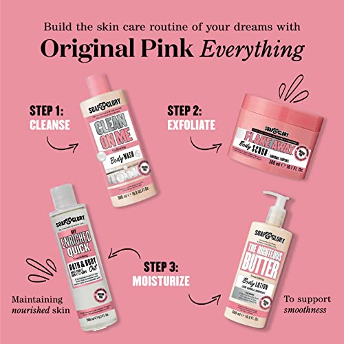 Soap & Glory Original Pink Moisturizing Body Lotion Pump, 16.9 oz - Product Imagery