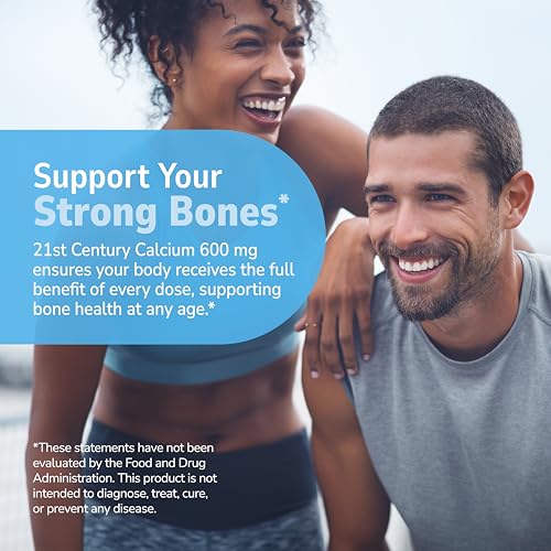 21st Century Calcium 600mg Tablets, Bone Strength Support, 400 - Product Imagery
