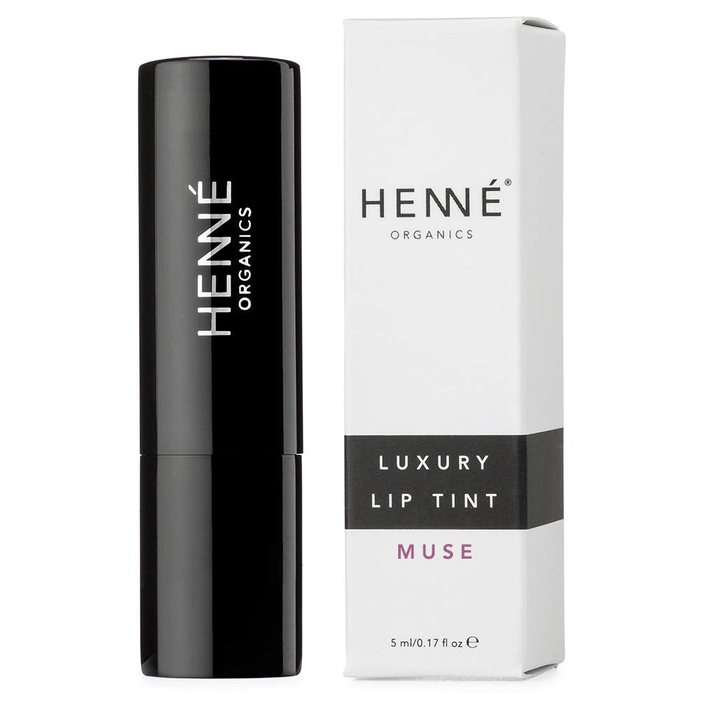 Henn&Atilde;&copy; Organics Henné Organics Luxury Lip Tint - Moisturizing, Sheer Natural Color - Muse (Berry Mauve) – cl