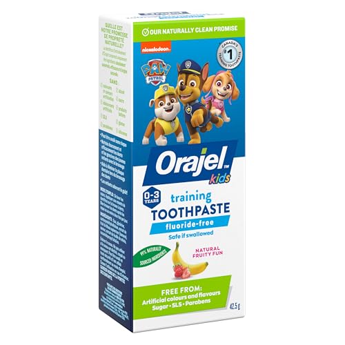 Orajel Naturals PAW Patrol Kids Toothpaste, Fruity Flavor, 1.5 Oz - Product Imagery