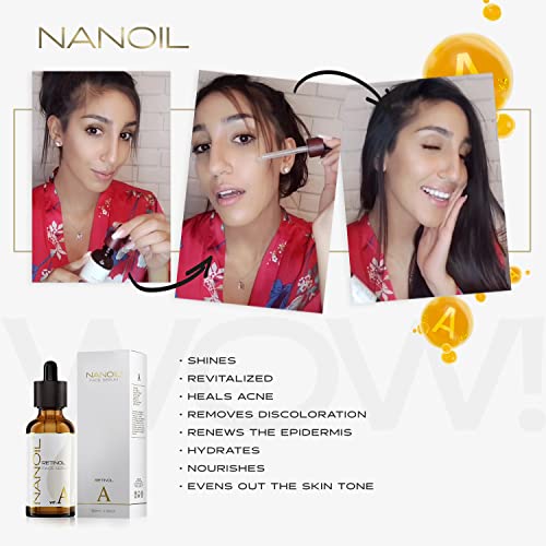 Nanoil Face Serum 50ml - Face Serum For All Skin Types, - Product Imagery