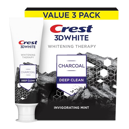 Crest 3D White Whitening Therapy Charcoal Deep Clean - Product Imagery