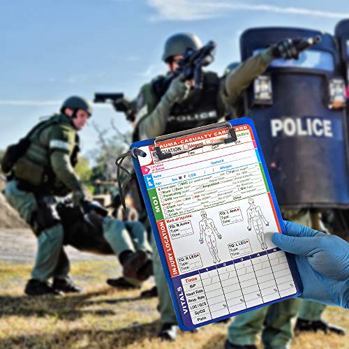 Trauma Casualty Care Card (TCCC) Package: (15 Pack) - Product Imagery