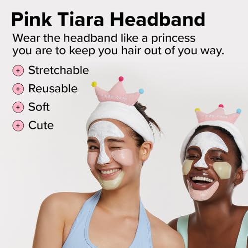 I DEW CARE Scoop Party Wash Off Face Mask Set with Headband, - Product Imagery